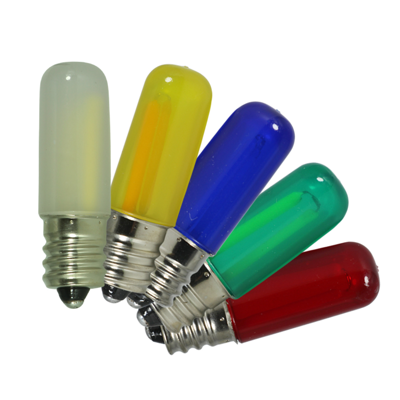 Ampoule E12 Led Filament Light 5V 12v 220v COB Mini Colorful RGB Candle Spotlight Indicator Lamp 12 Volt Home Decoration Bulb