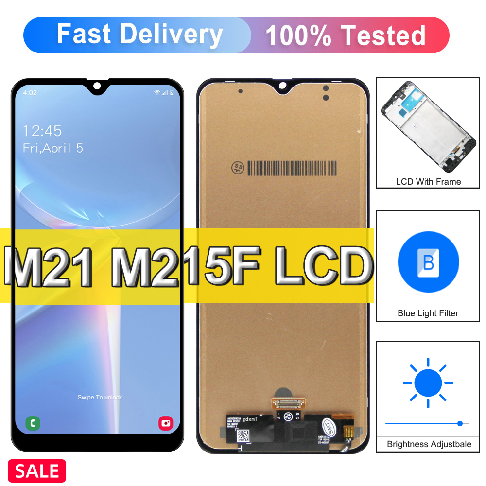 AMOLED High Quality For M21 LCD Display Touch Screen,with Frame For M215 M215F SM-M215F/DS SM-M215F/DSN LC