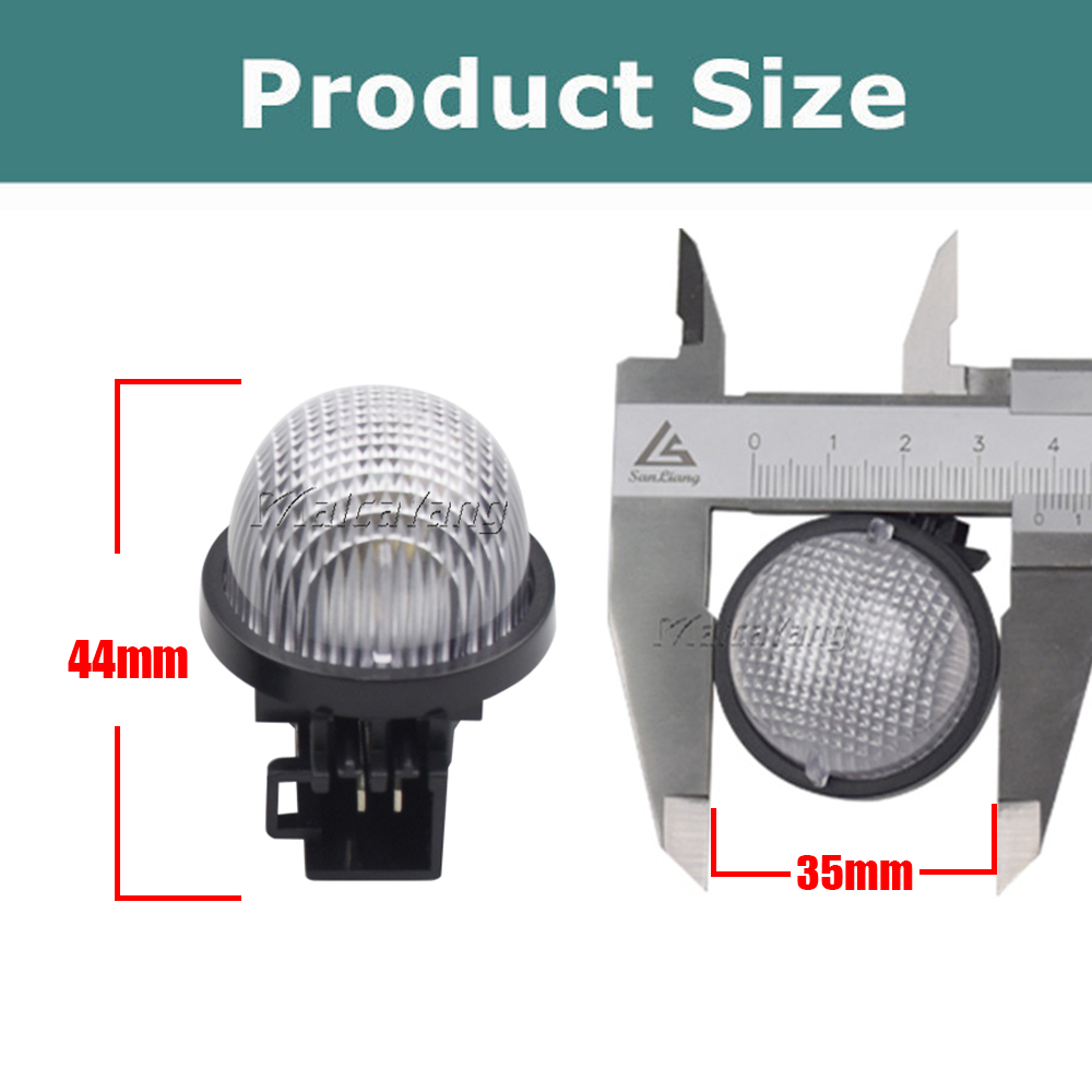 12V White License Plate Light Assembly For Suzuki Jimmy Alto Carry Grand Vitara Swift Wagon R LED Number Plate Lamp