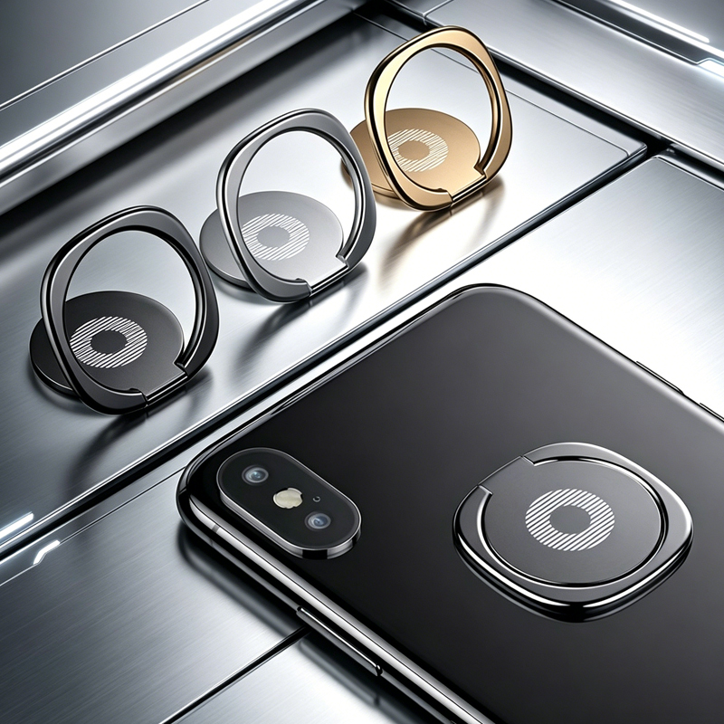360° Rotatable Metal Phone Ring Holder Universal Circular Finger Ring Buckle Phone Holder for iPhone