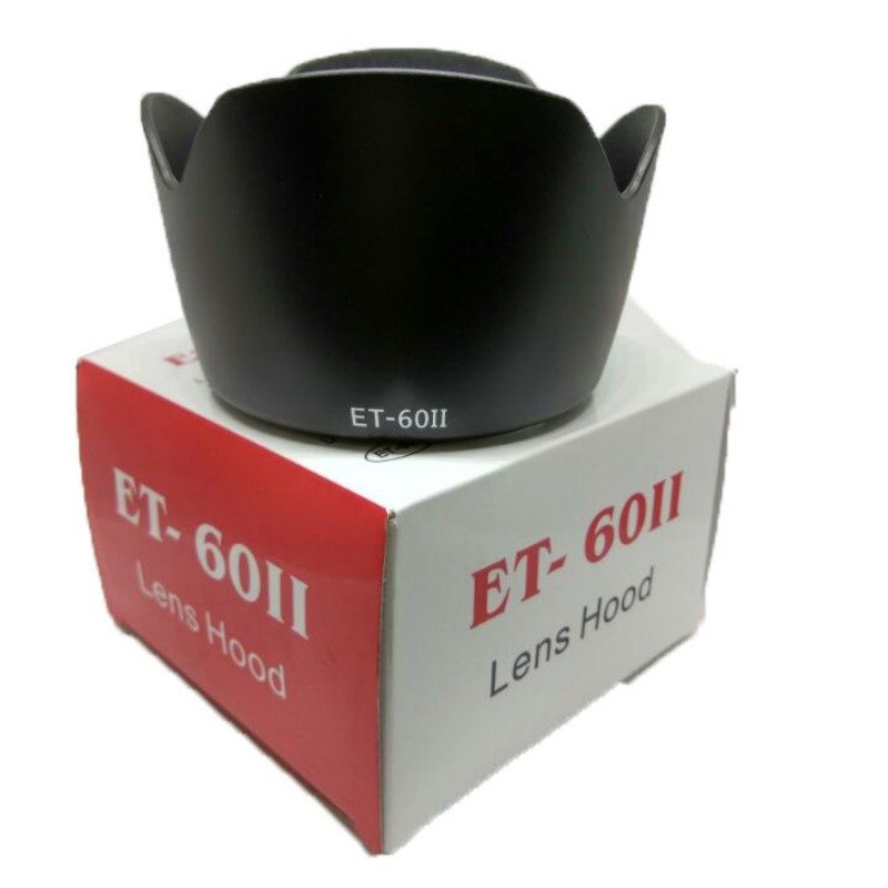 ET-60II Flower Lens Hood for Canon EF 75-300MM F/4-5.6 III EF-S 55-250mm f/4-5.6 IS ET-60II Fower Lens Hood Plastic Material Bles Online DZ-10B-02