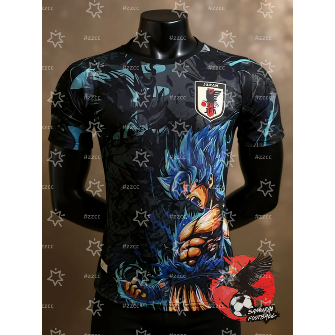 2026 MAILLOT DU JAPON x DRAGON BALL SUPER SON GOKU Football jersey Sports Dry Quickly Men's T-Shirt Kid's Clothing Tee Y2k Woman