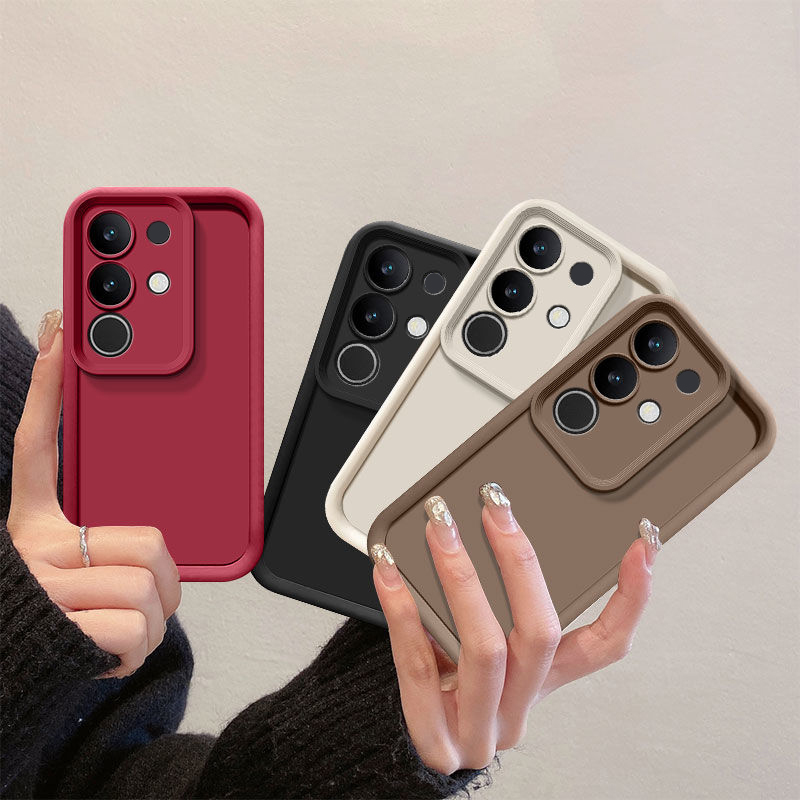 For T4X Case IQoo z10x Phone Case Y29 4G Cover IQOO Z10X T4X Shookproof Plating Silicone back cover