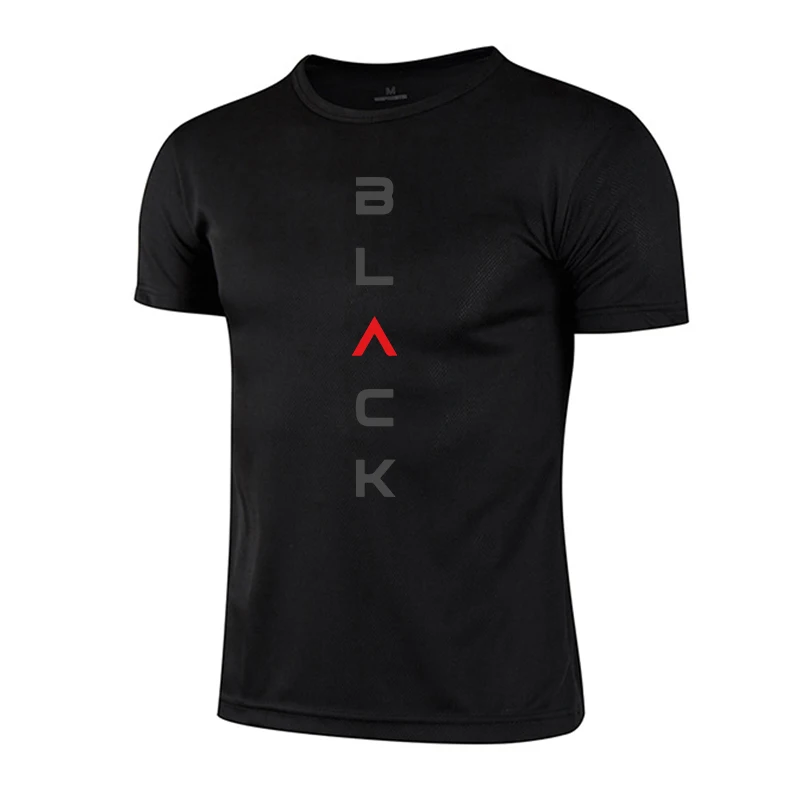 2026 Brand New Men Exercise Trainning T-shirt Cool Marathon Tees Summer Male Gym Outdoor Fitness Running Short Sleeved Top