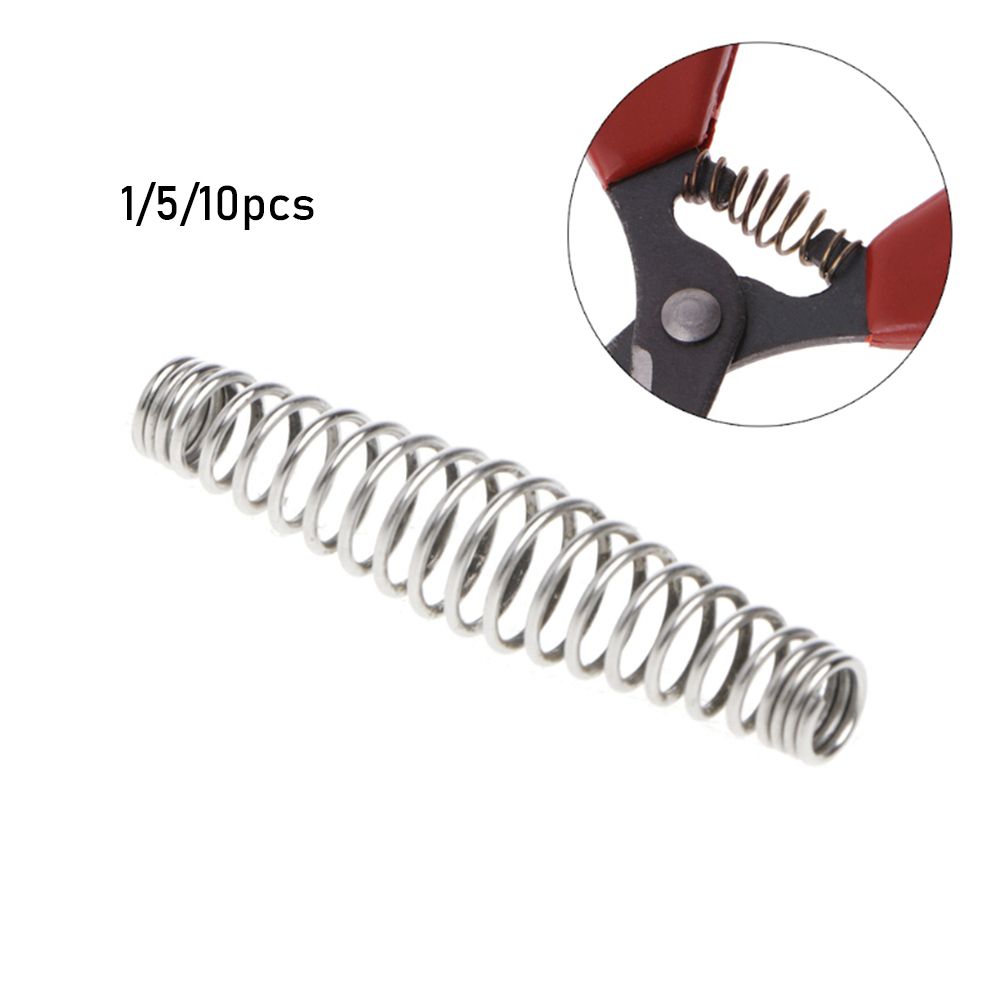 1/5/10pcs Hot sale High Elasticity Quality Steel Compression Spring Gardening Springs Scissors Accessory Garden Pruning Tool