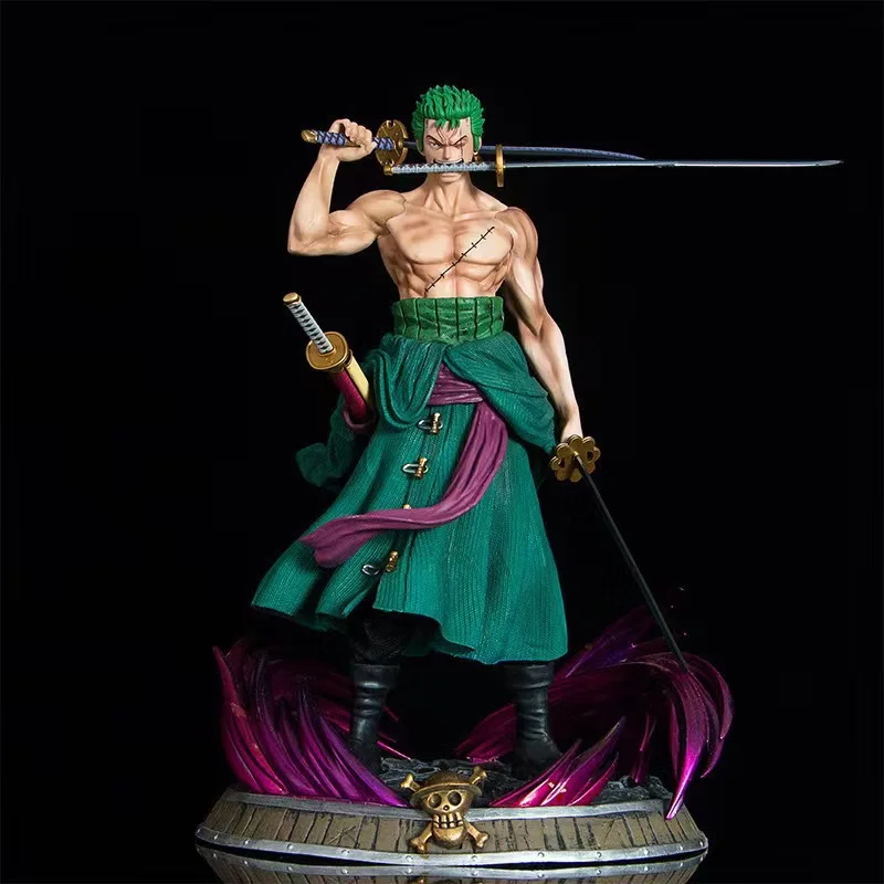 One Piece Phantom Roronoa Zoro Style Anime Figure Model Statue Collection Desktop Handmade Model Action Figure 2026