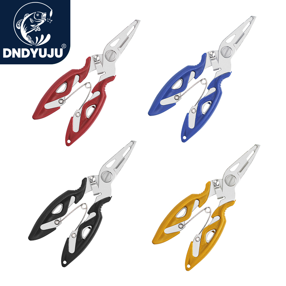 MNFT Multifunction Fishing Plier Scissor Fishing Tackle Tool Cutting Split Ring Opener Braid Line Fish Use Tongs Fish Scissors