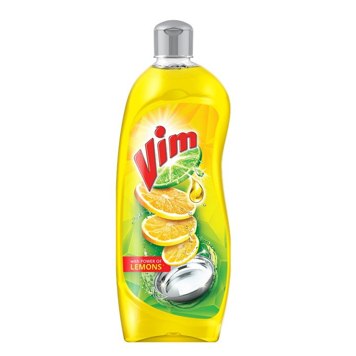 Vim Dishwash Liquid Gel Lemon 250 ml Bottle - image 1