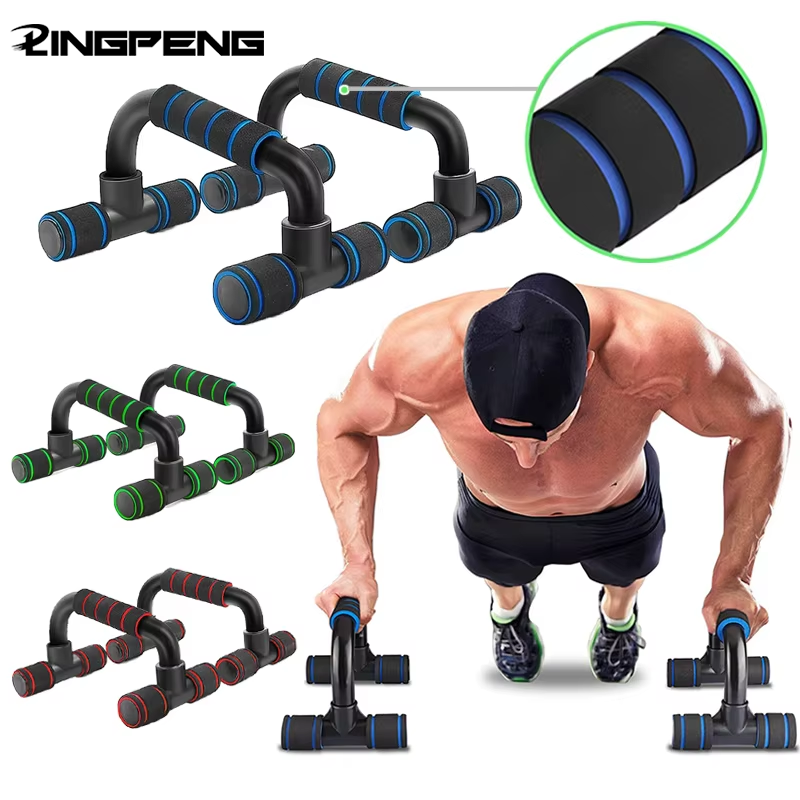 1pair U-shaped Push-up Rack Fitness Equipment Hand Sponge Grip Muscle Training Push Up Bar Chest Home Gym Body Building pen gpt