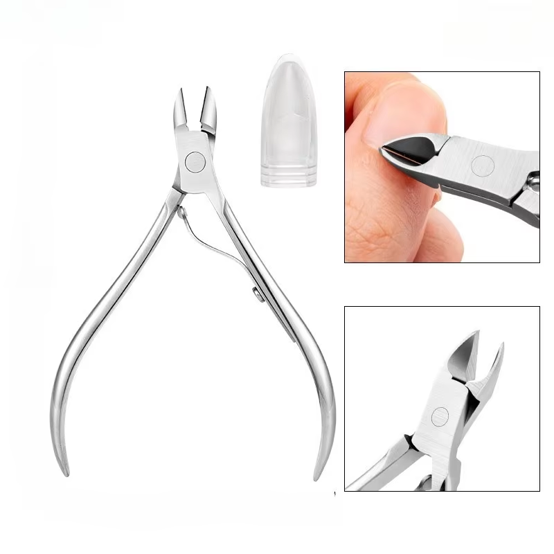 LULAA Cuticle Trimmer Professional Stainless Steel Cuticle Trimmer Nail Tool Suitable for Home and Professional Nail Salon Use