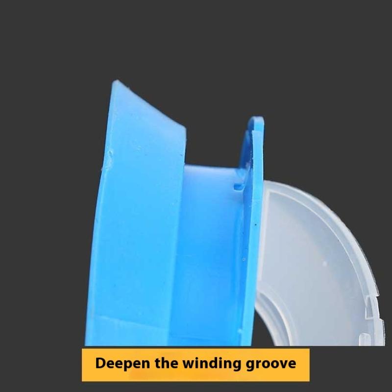 New 10Pcs Silicone Spool Bait Fixator Fishing Line Storage Holders Fishing Snell Rigs Gear Spool Line Keeper Random Color