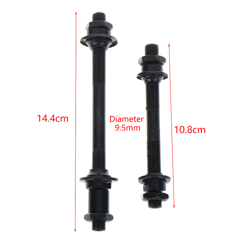 NEW 1/2Pcs Bike Hub Shaft Mountain Bike Hollow Quick Release Steel Hub Axle Bike Modification Accessories