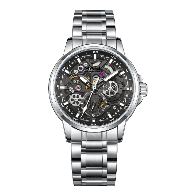 MARK FAIRWHALE New Men Mechanical Watch Business Leisure Hollowed out High end Man Mechanical Wrist Watches