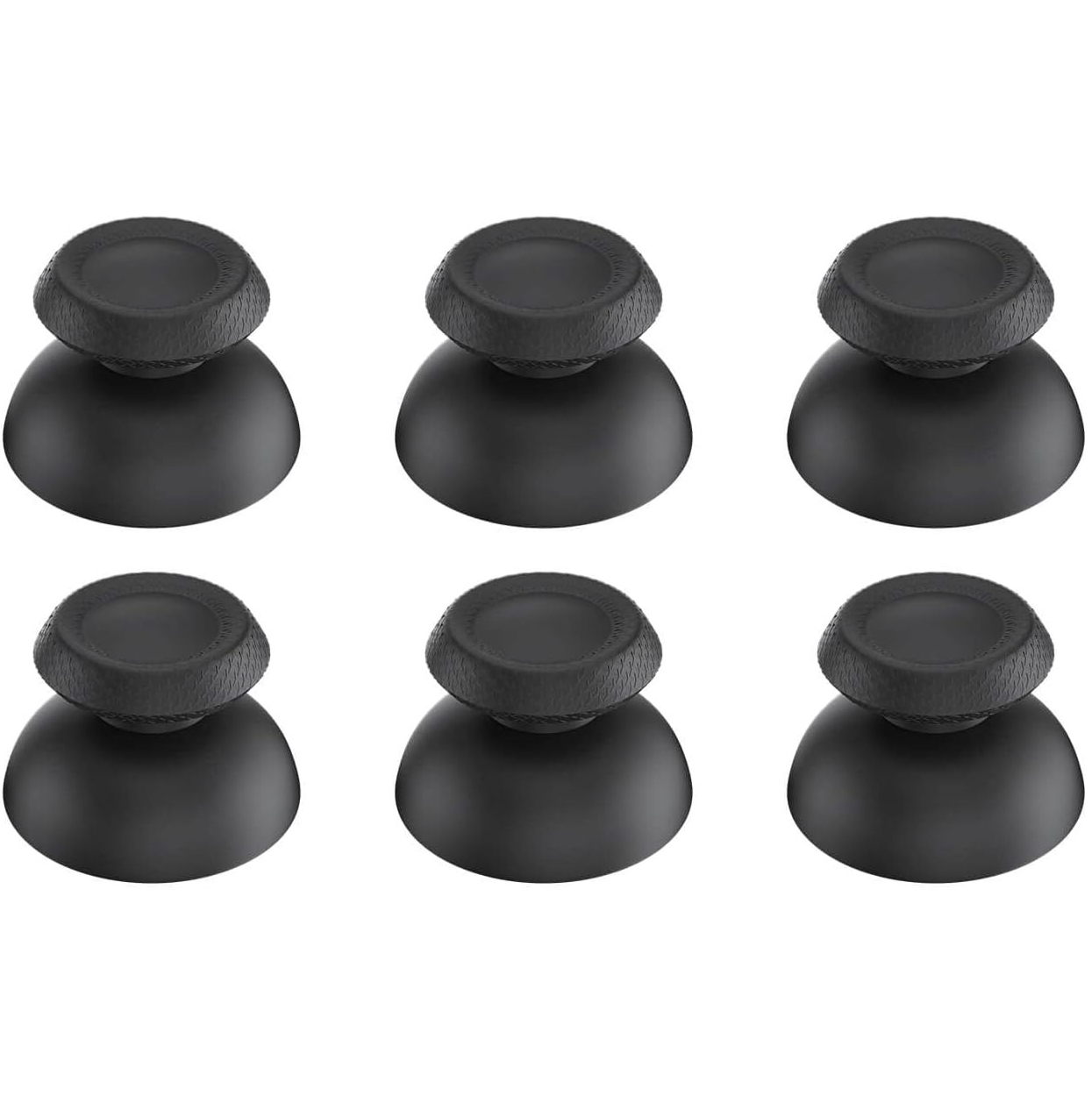 Replacement Thumbsticks for PS5 Controller,Analog Joysticks Grip Replacement Parts for PlayStation 5 Dualsense Controller, Black