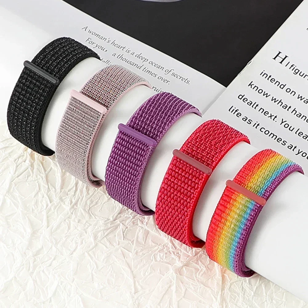 Nylon loop band For watch fit4 3 strap wristband breathable Sport Watchbands bracelet correa fit3 4pro Accessories