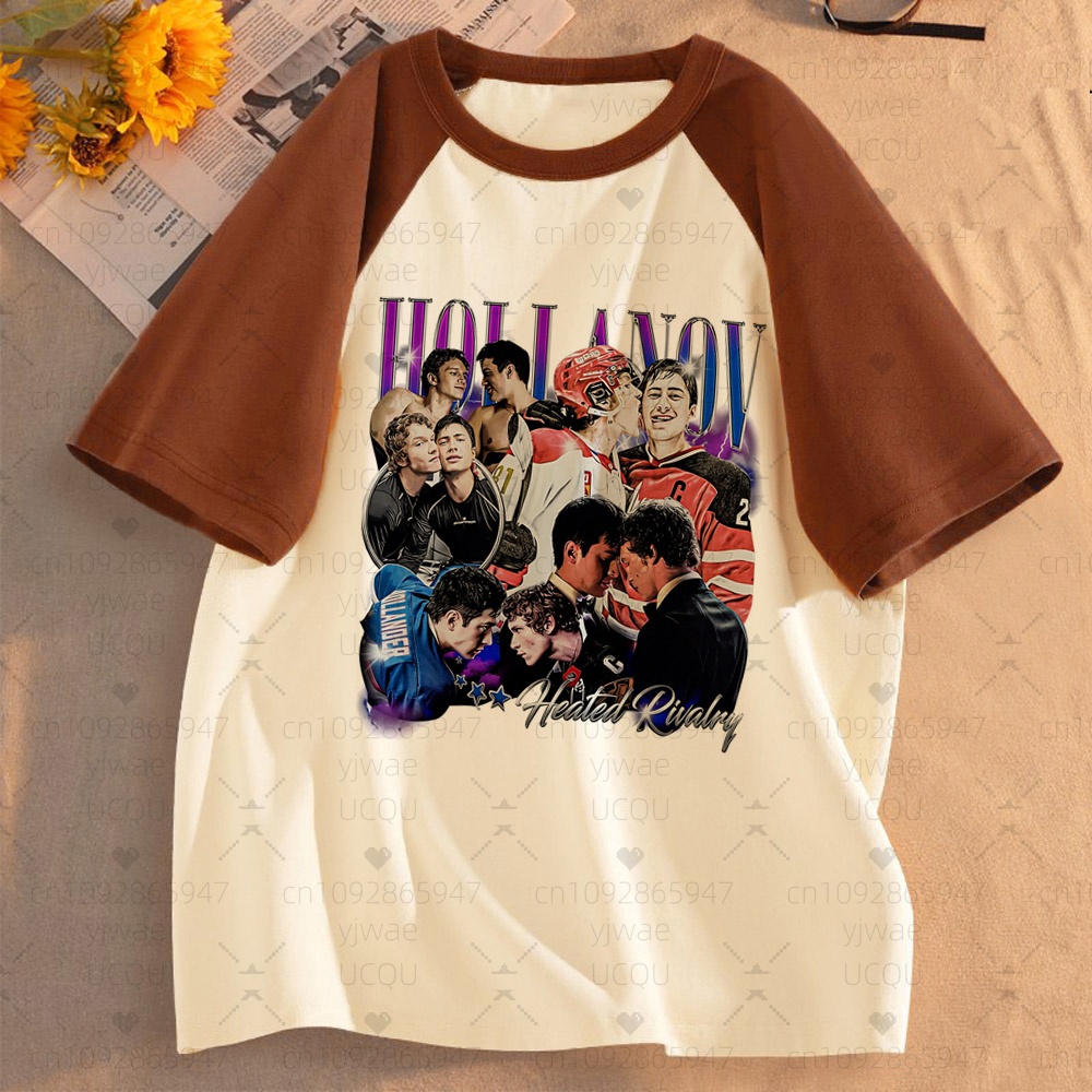 2026 New Heated Rivalry Hockey Jersey short Sleeves men Tee Women Men Fashion T-shirt Unisex Tops Tees Colthing heated rivalry book