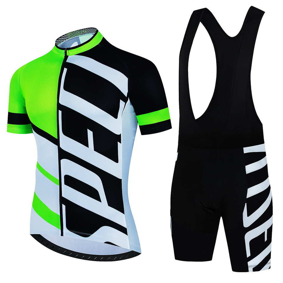 2025 Cycling Clothes Mtb Male Clothing Equipment Man Professional Shirt Shorts Men Jumper Summer Bike Jersey Bib Men's Tricuta