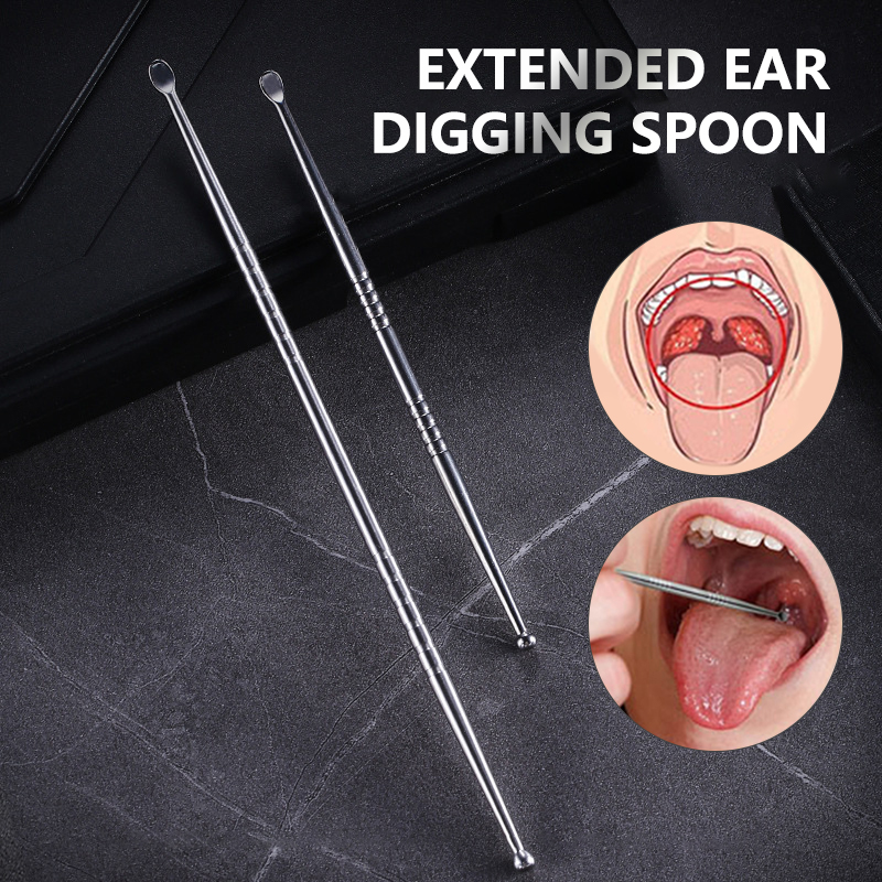 Hot 1pcs Tonsil Stone Removal Ear Wax Remover Stainless Steel Remover Mouth Cleaning Care Tools Tonsil Stone Remover Health Care