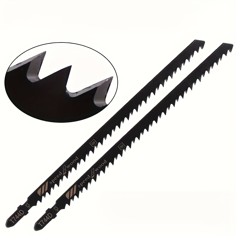 ‌3PCS T744D 180mm Jigsaw Blades - Wood/Plywood/MDF Cutting, Curved & Straight Pro Saw Set‌