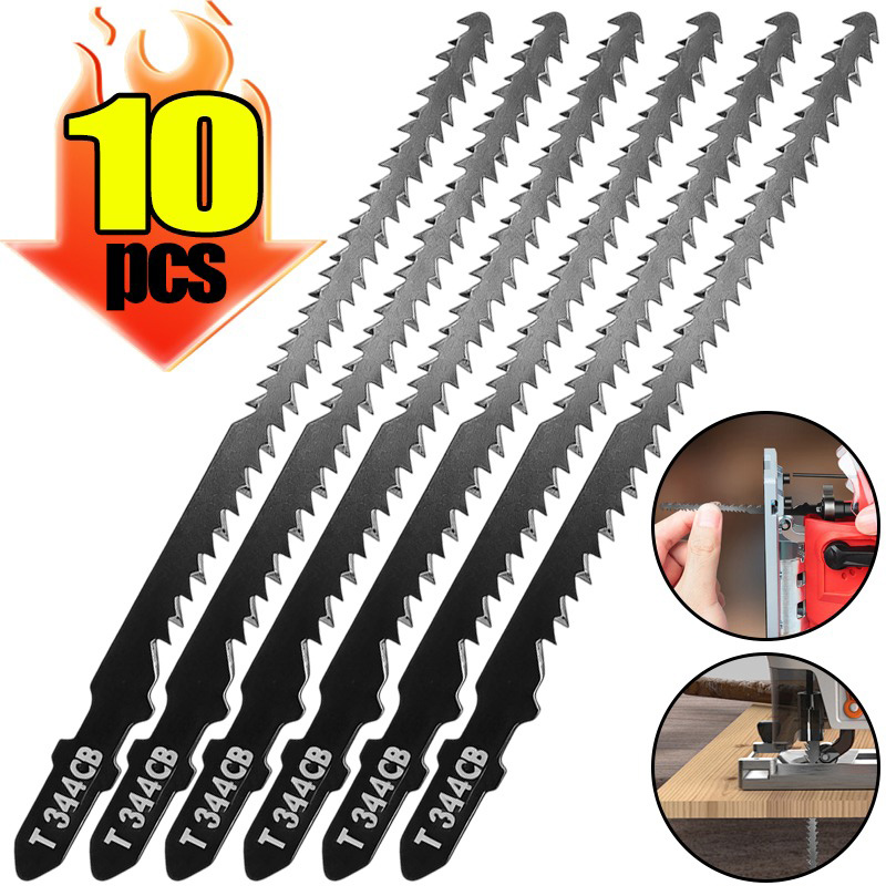 T344CB Jigsaw Blade Replaceable Flush Cutting Blades Double Sided Curved Saw Blade Aluminum Tight Spaces Cutting Saws Tool