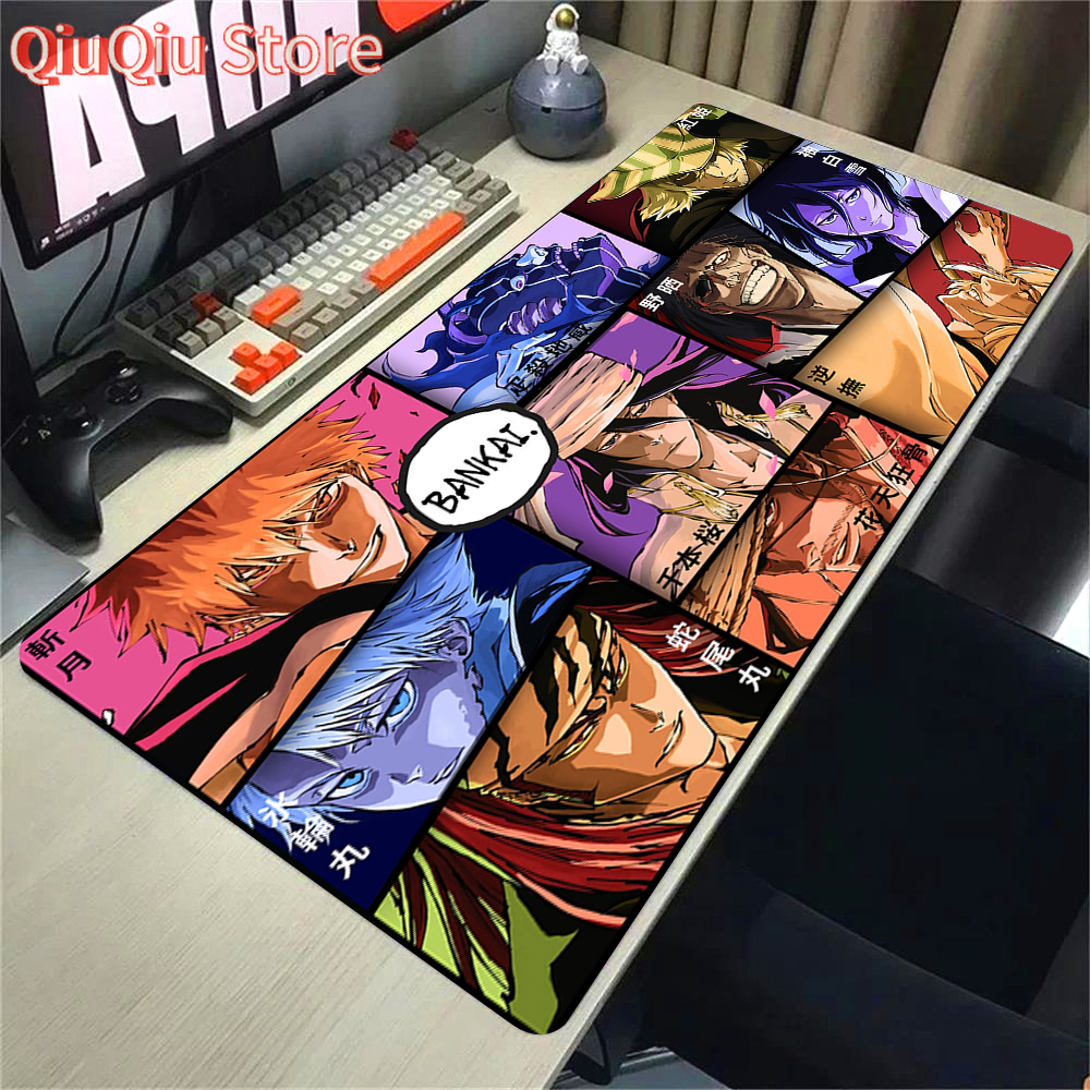 Hot Anime Bleach Mouse Pad Large Mousepad Manga Panel Laptop Office Shounen Soft Table Pc Gaming HD Printing Non-Slip Mat