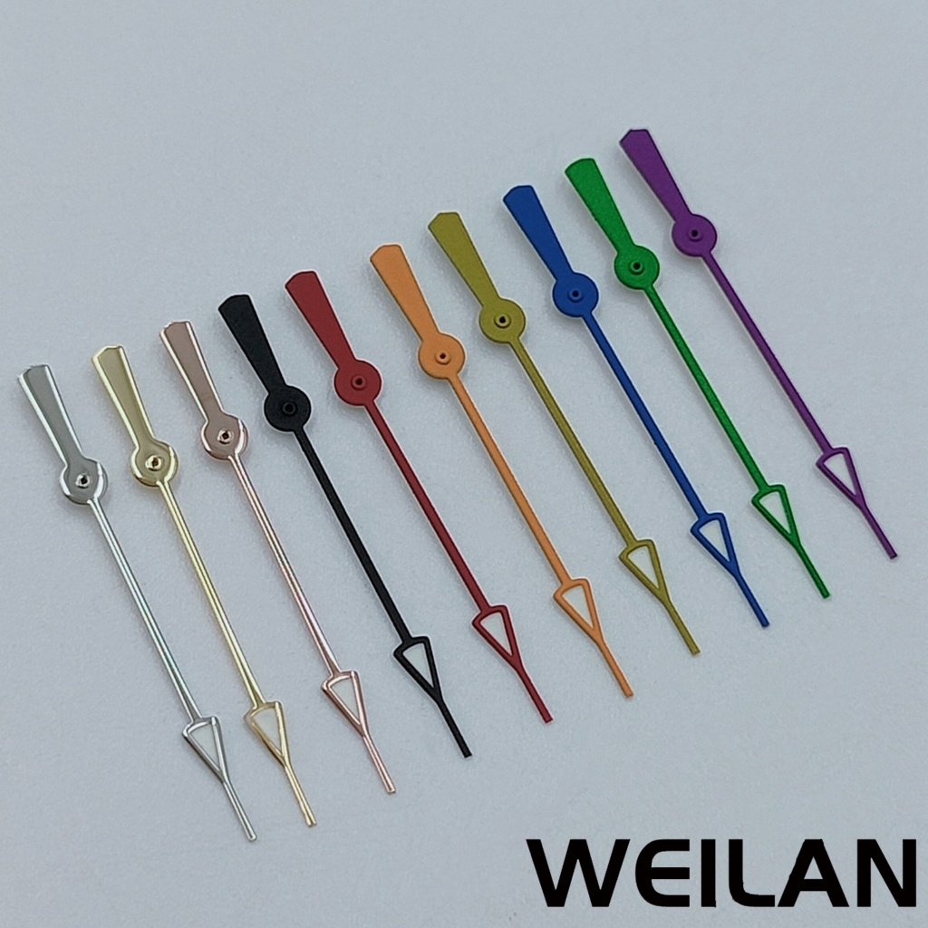 NH35 NH36 7S26 7S36 4R35 4R36 Movements 12.5mm Silver Black Green Blue Red Purple Watch Single Second Hands Hands