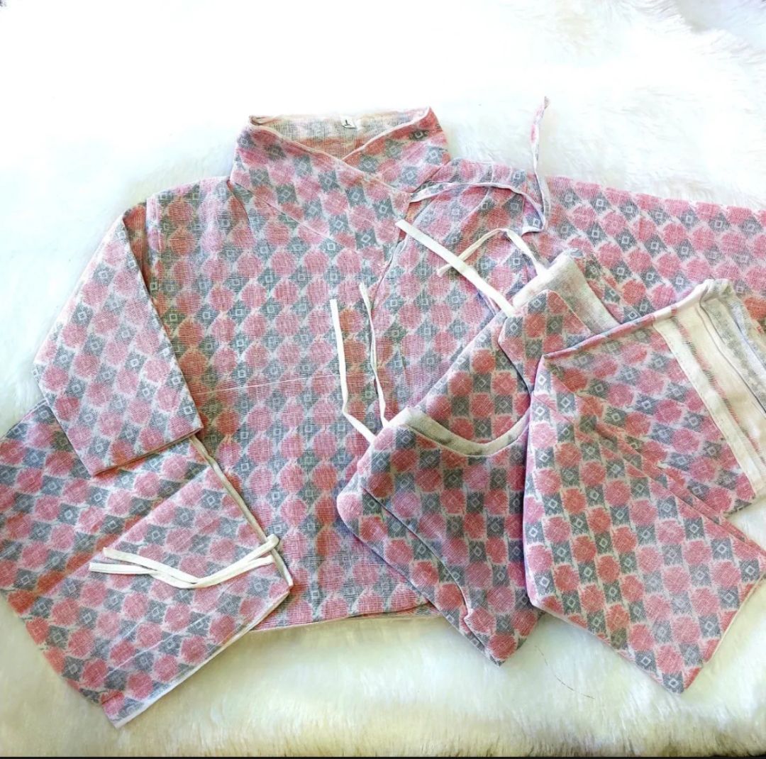6pc Newborn Baby Falatin Cotton Bhoto For 0-12 months