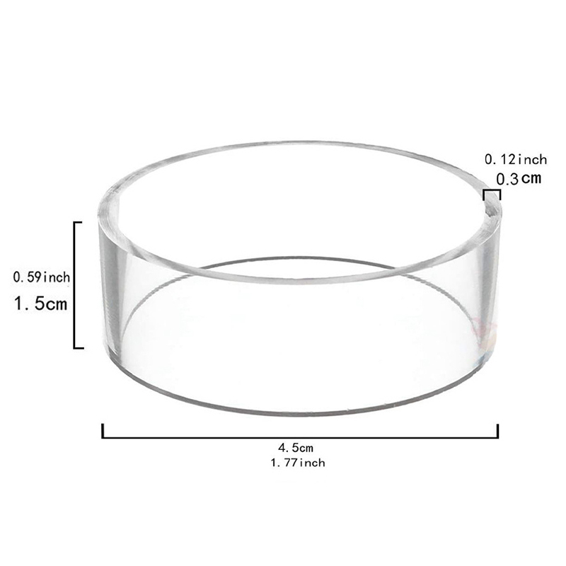 For Football Basketball Rugby Soccer Acrylic Ball Stand Clear Round Display Stand Support Holder