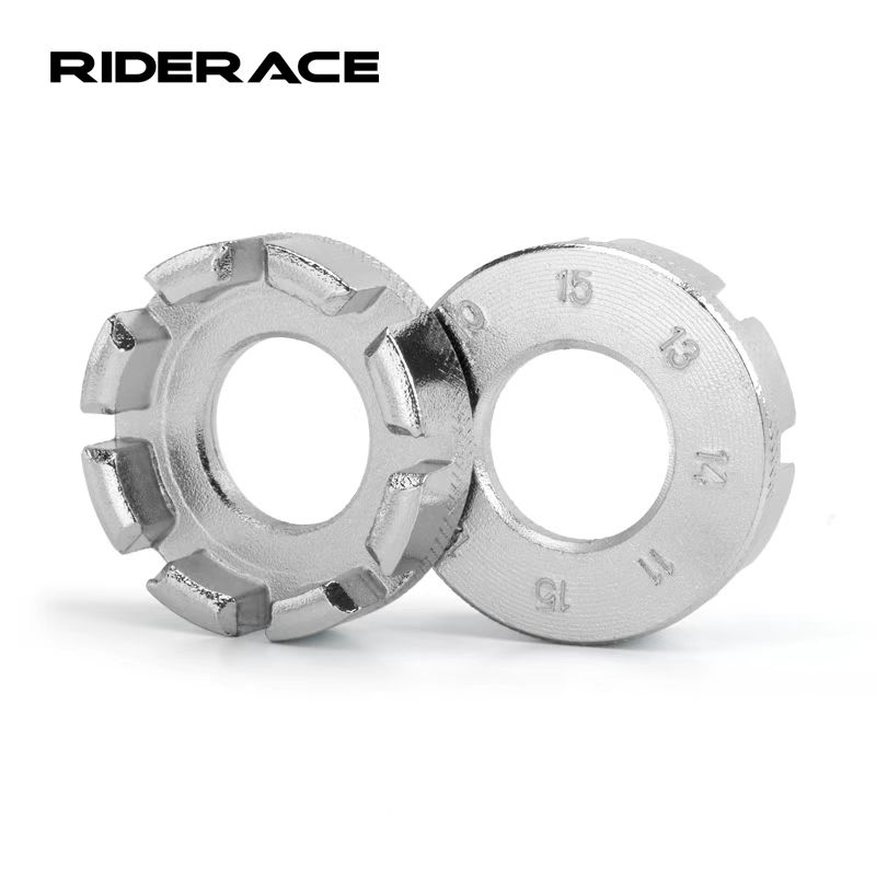 Bicycle Spoke Nipple Key Bike Wheel Rim 8 Way Groove Wrench Spanner Mini Cycle Repair Service Tool Durable Portable Hand Tools