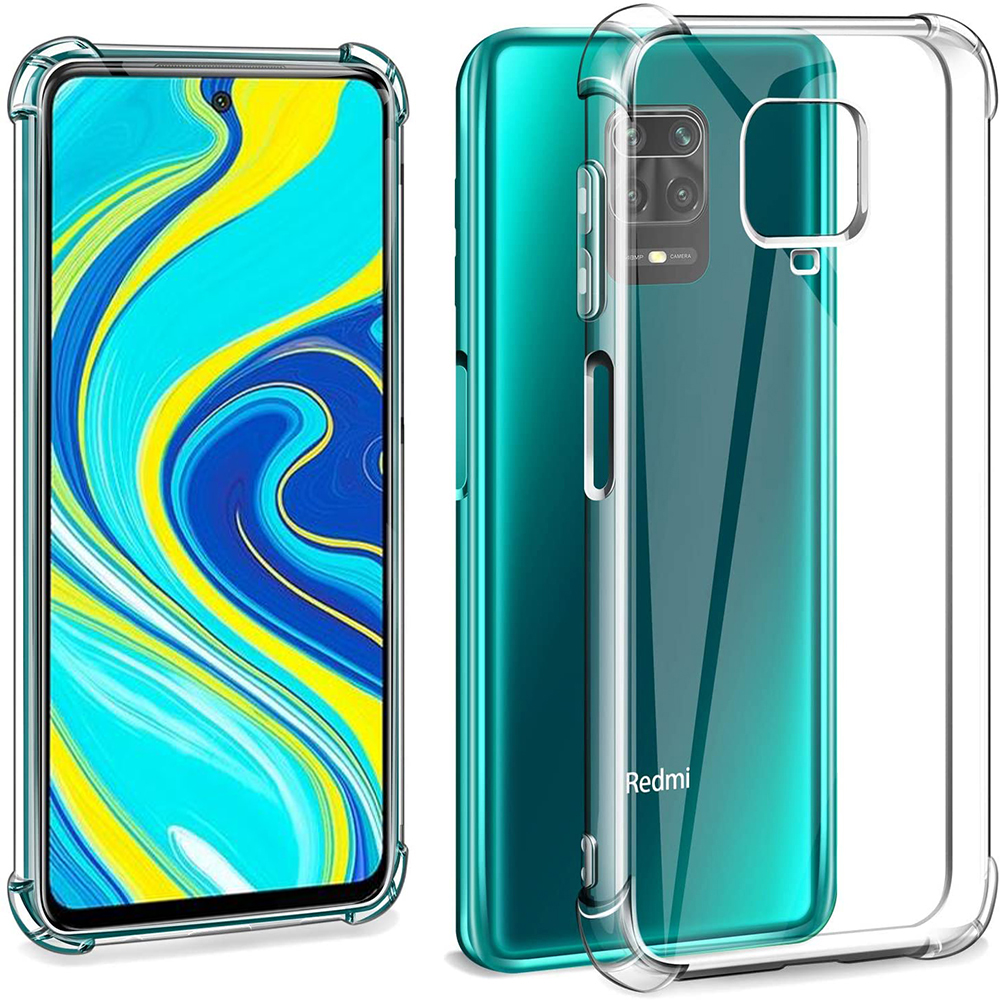 Airbag Thick Shockproof TPU Clear Case For Redmi Note 9 9s Note9 Pro Silicone Transparent Soft Cover Cases