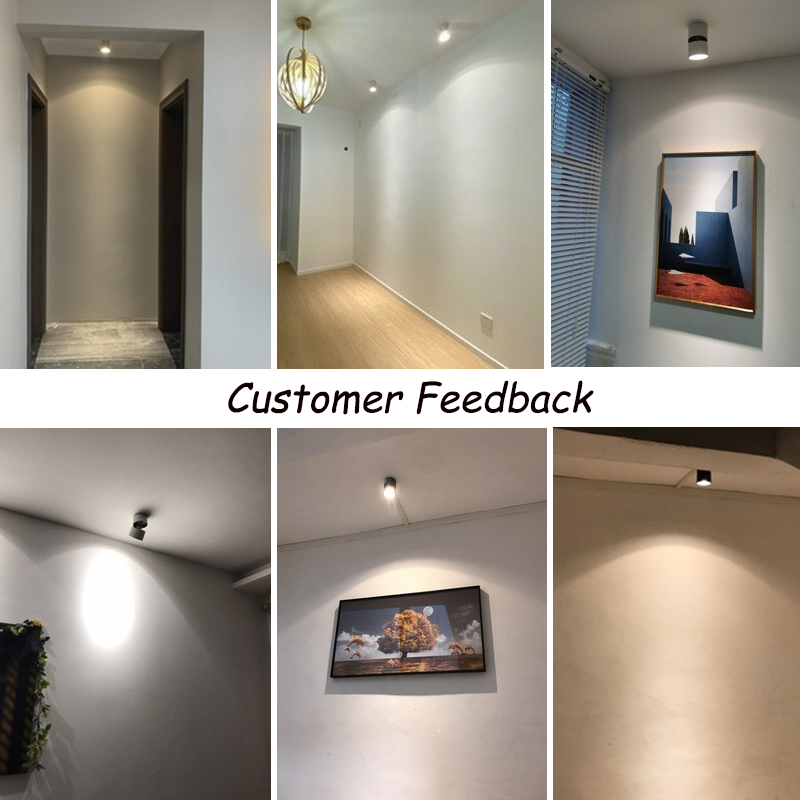 LED Spotlight 2026 NEW COBFoldable Ceiling foco Lamp Surface Mounted Downlight mini LED 5W~25W LivingRoom Kitchen Spotlights