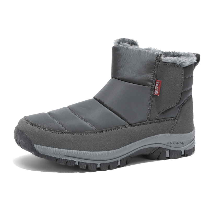 Men Winter Snow Boots with Fur Outdoor Sneakers Men Shoes 2025 New Male Warm Footwear Ankle Boots for Men Botines Botas Hombre