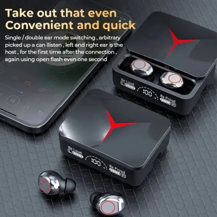 Wirelesss Earbuds Bluetooth Gaming Airbuds M90 Pro Smooth Sound Speakers