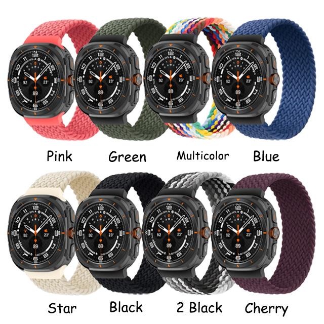 Braided Solo Loop for watch Ultra Strap 47MM Accessories sport nylon belt bracelet watch 7 Ultra 47MM band