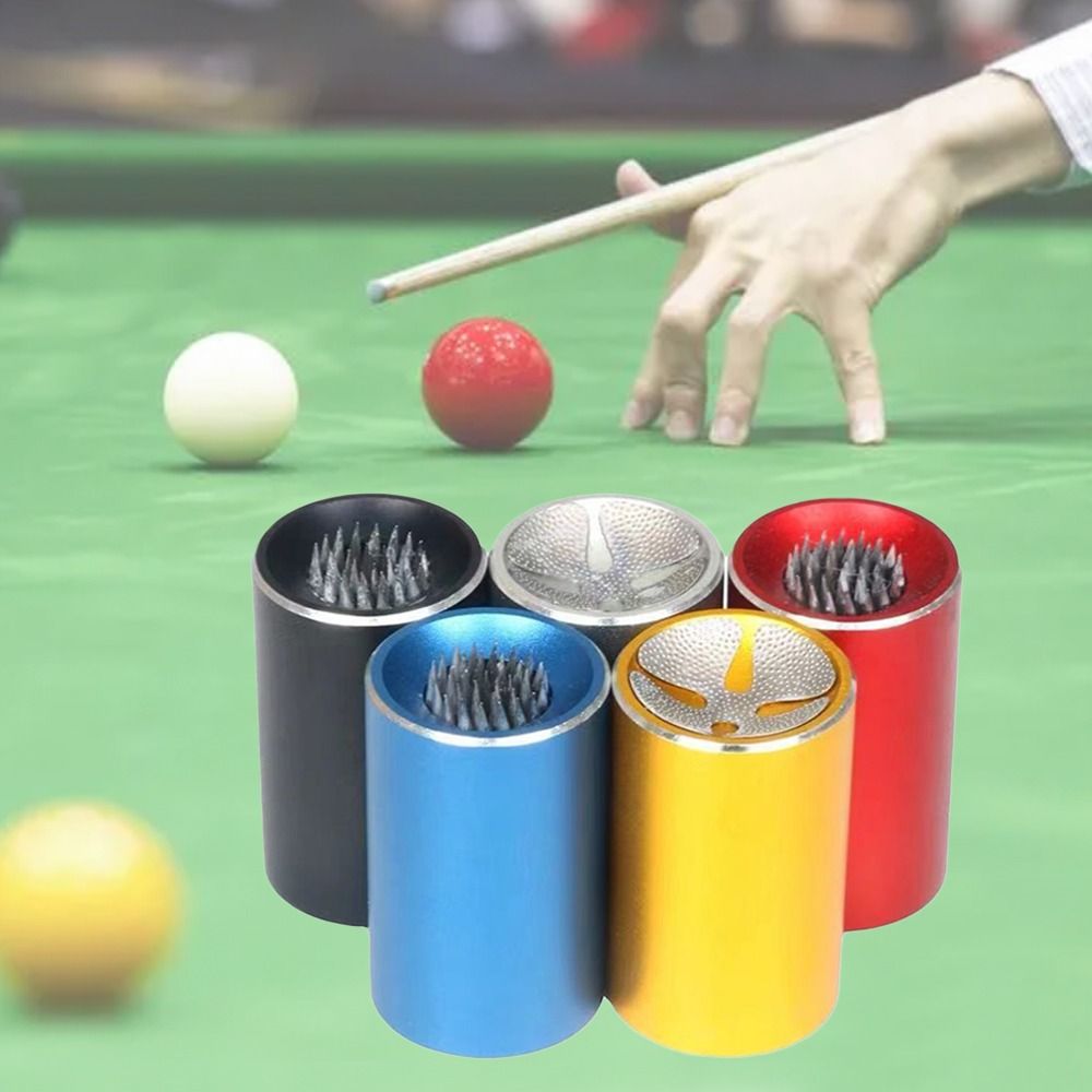 Multifunction 2 In 1 Cue Tip Shaper Repair Tool Snooker Pool Cue Shaper Billiard Accessories Aluminum Pool Cue Tip Corrector