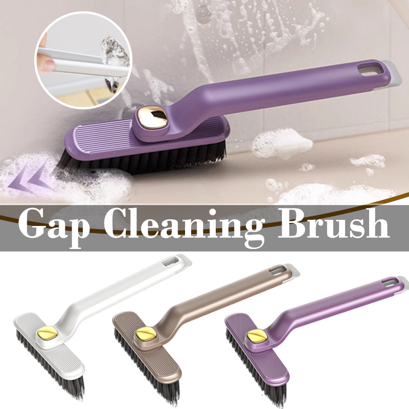 Rotatable V-shape Crevice Cleaning Brush Handheld Tile Floor Brush for Bathroom Kitchen Gap Toliet Corner Home Clean Tools