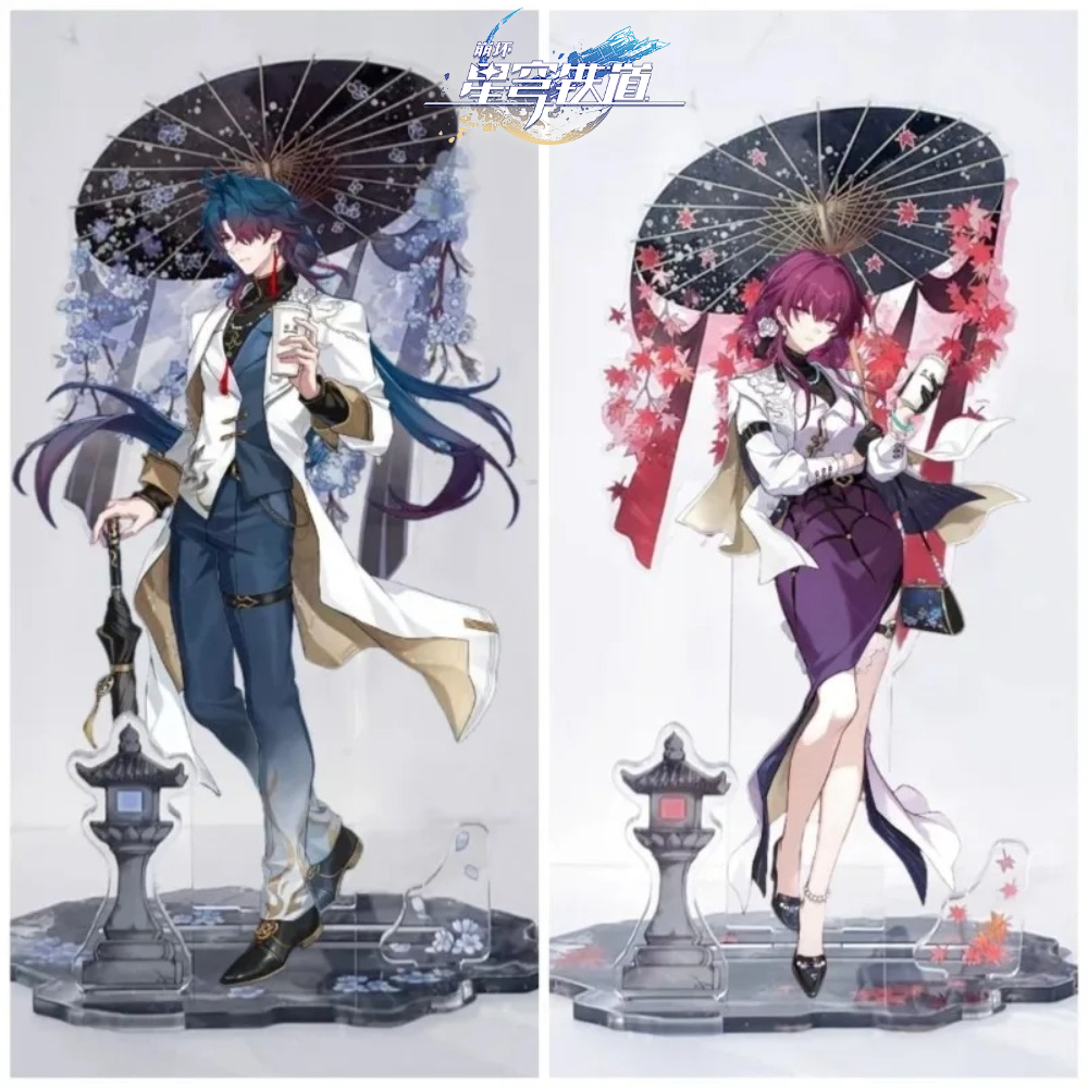Honkai: Star Rail Anime Merch Acrylic Stand March 7th Game Merch Chibi Style Pendant Badge Fan Must-Have Collectible
