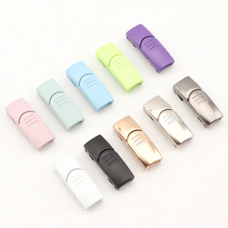 1 Pair Magnetic Shoelaces with Quick Release Buckle for Casual Shoes Sneakers Boots - No-Tie Lazy Shoe Laces Lock for Canvas