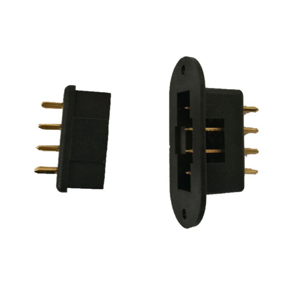 2 Pairs Gold Plated Servo Connector MPX 8 Pins Connector Plug for RC Hobby Model Car Plane RC Accessories