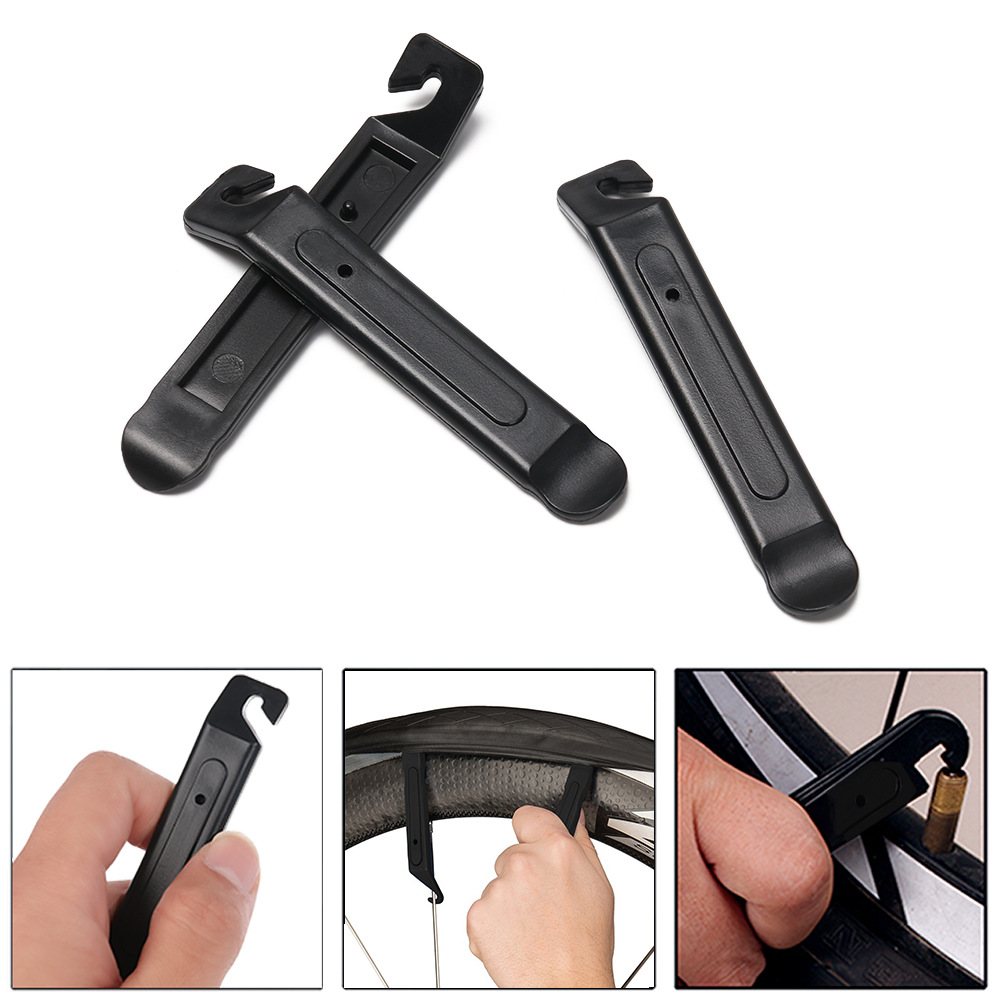3PCS Plastic Bicycle Tire Lever Cycling Bike Tyre Crowbar Wear-resistant PP Pry Bar Bike Repair Opener Breaker Tool Crow Bar