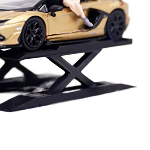 Double-deck Vehicle Parking Frame Model For 1/64 Alloy Car Toy 3D Printed Garage Car Rack Scene Decoration Assembly Parts