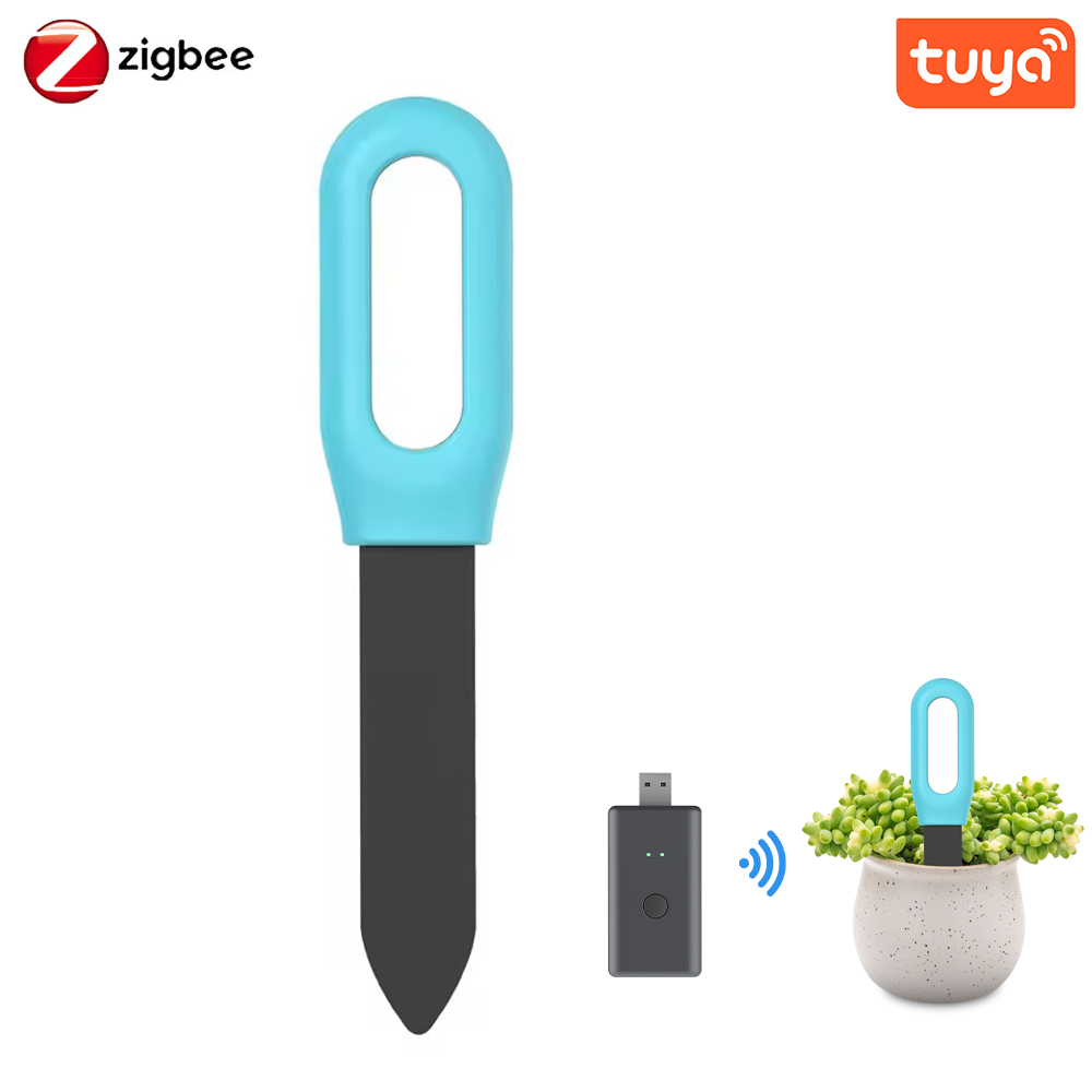 2PCS TUYA ZIGBEE Garden Automation Irrigation Detector Wireless Soil Temperature and Humidity Detector
