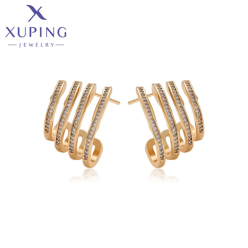 Xuping Jewelry Fashion Copper Elegant Stud Earring for Women Lady Party A00896209