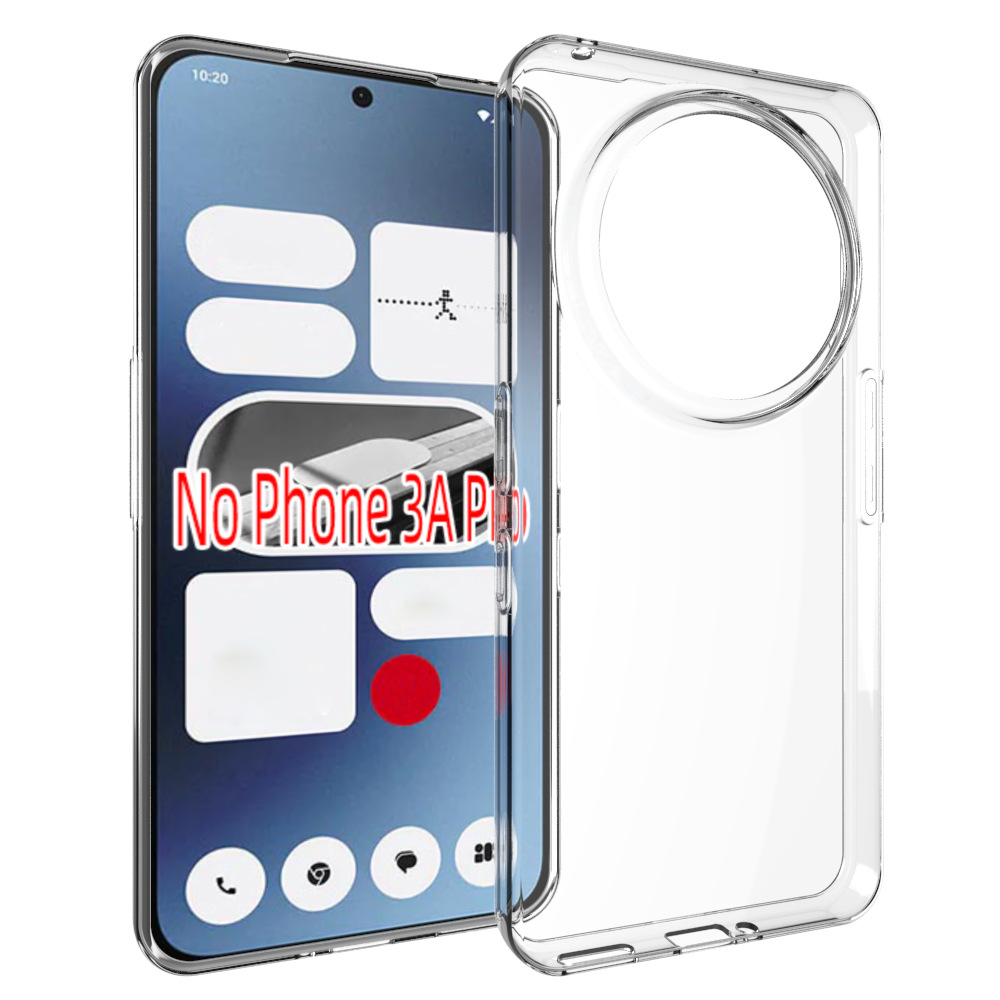 Clear Case for Nothing Phone 3A Phone3A A059 Transparent Ultra Thin Silicon Back Cover Soft Phone Case for Nothing Phone 3A A059