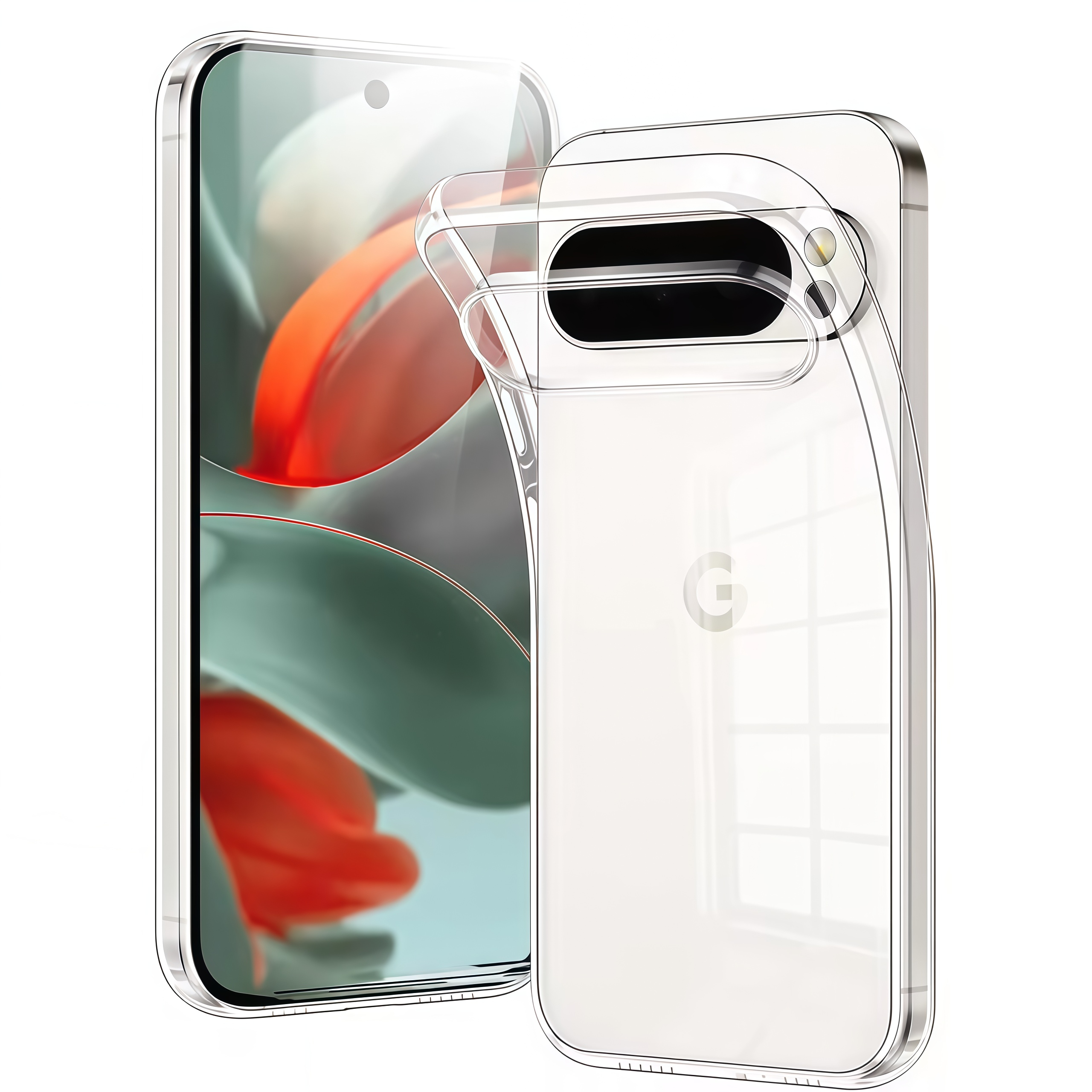 Silicone Soft TPU Phone Case For Pixel 10 9 Pro XL 8 7 6 Pro 9a 8a 7a 6a Clear Ultra-thin Back Cover