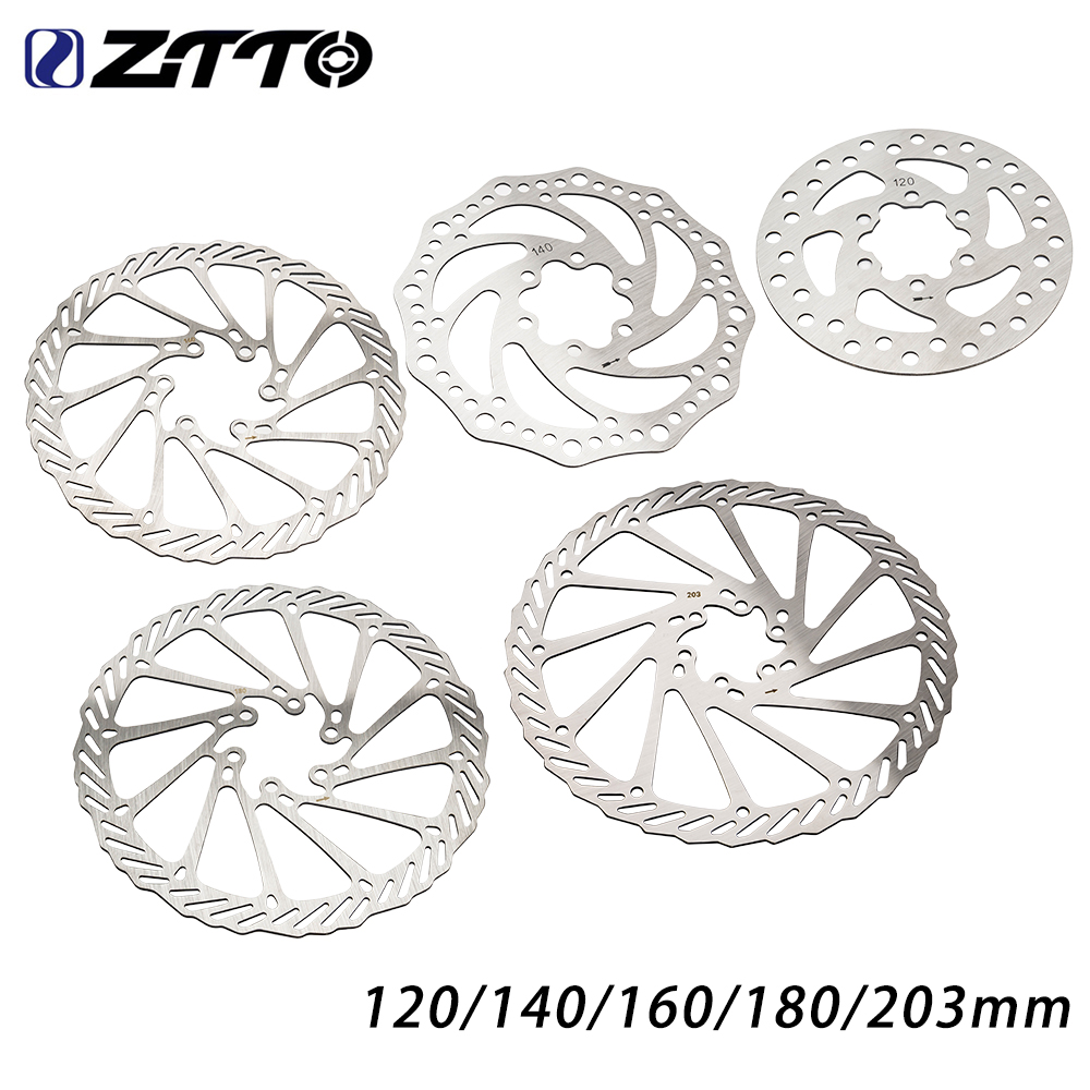 ZTTO MTB Road Bike Disc Brake Rotor 120mm/140mm/160mm/180mm/203mm 6 Inches Stainless Steel Hydraulic Brake Rotor