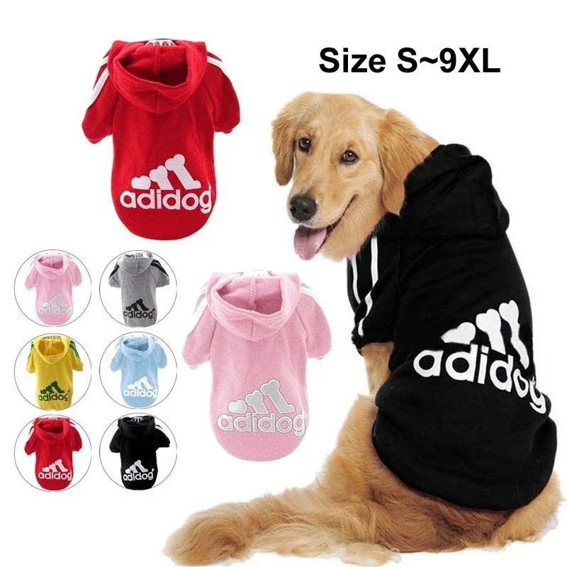 Winter Dog Clothes Sport Hoodies Sweatshirts Warm Coat Clothing Autumn For Small Medium Large Dogs Big Dogs Cat Pets PUppy
