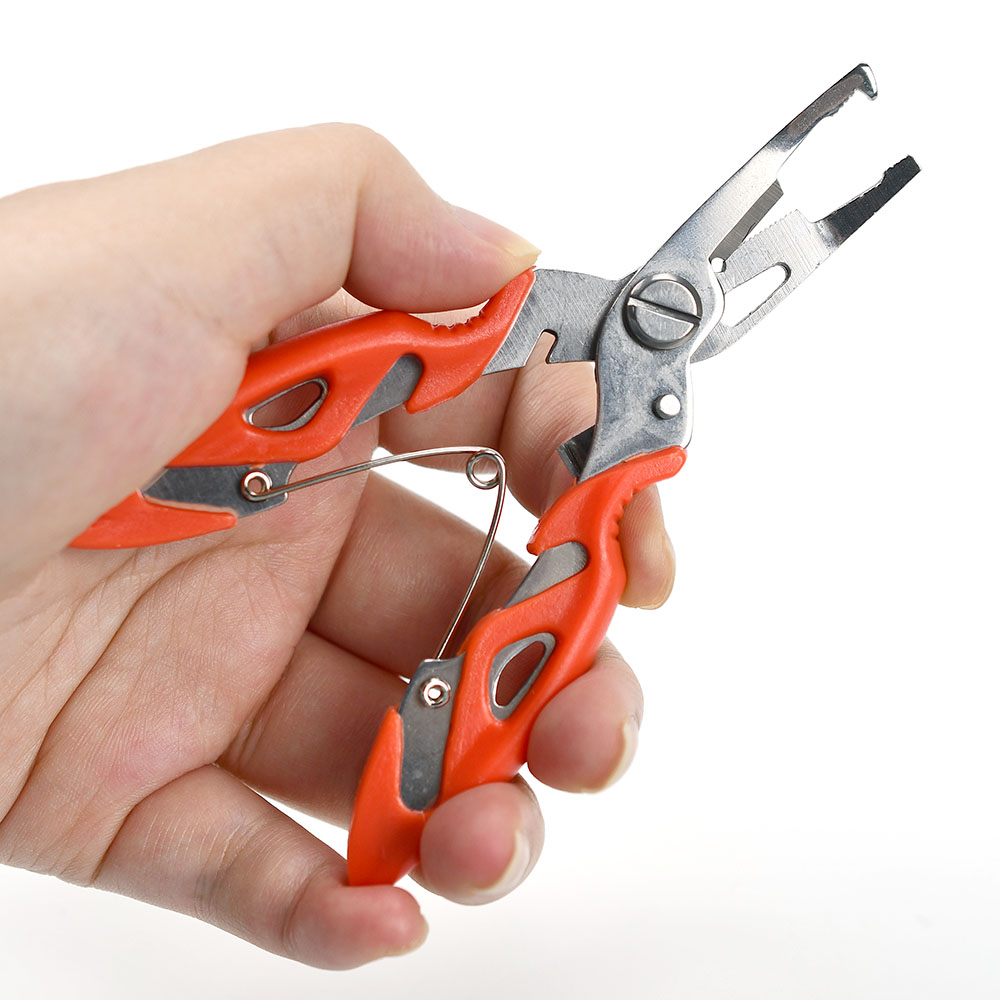 MNFT Multifunction Fishing Plier Scissor Fishing Tackle Tool Cutting Split Ring Opener Braid Line Fish Use Tongs Fish Scissors
