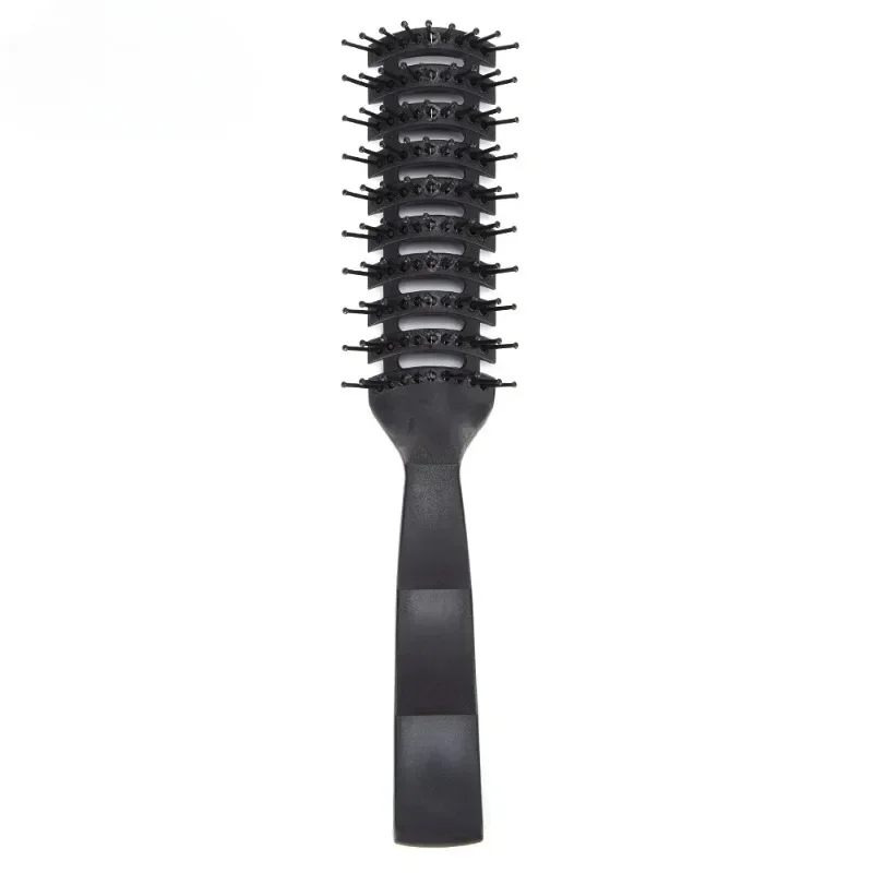 Professional Comb of Men’s Hair Styling Massage Curling Hairbrush Anti-tangle Anti-static Combs Special for Real Hair