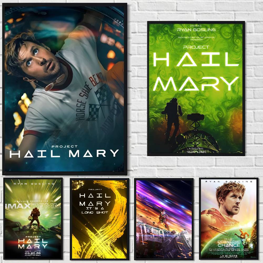 Project Hail Mary 2026 Movie Fashion Canvas Wall Art for Living Room Home Decor